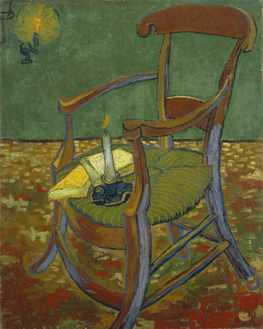 Le Fauteuil de Paul Gauguin - Vincent van Gogh image 1 copie de tableau peinte à la main