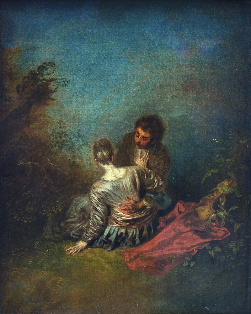 Der Fauxpas - Antoine Watteau