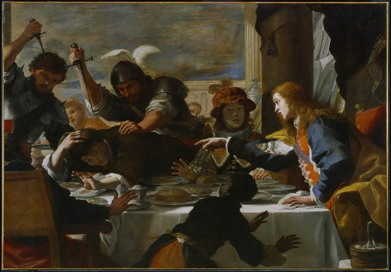 Das Festmahl Absaloms - Mattia Preti