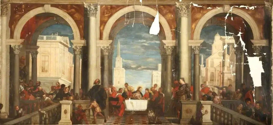 Das Festmahl im Haus des Levi - Paul Véronèse