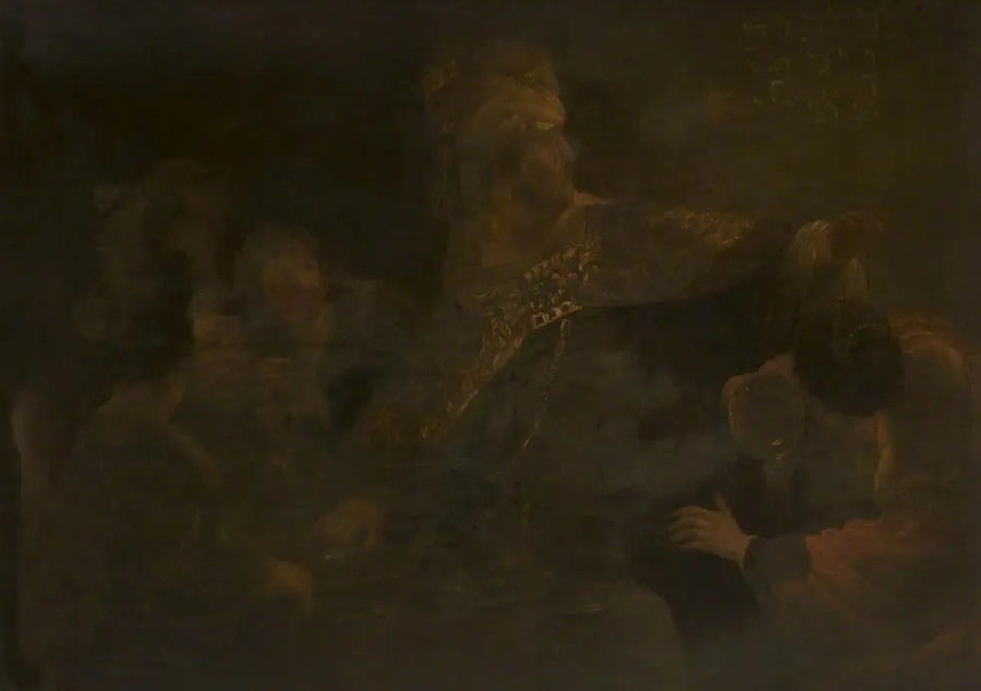 Das Festmahl des Belsazar - Rembrandt
