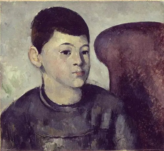 Der Sohn des Künstlers im roten Sessel - Paul Cézanne