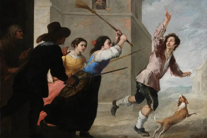 Der verlorene Sohn verbannt - Bartolomé Esteban Murillo