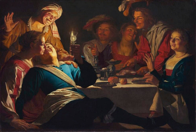 Der verlorene Sohn - Gerrit van Honthorst