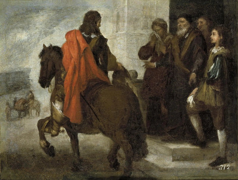 Der verlorene Sohn verabschiedet sich von seinem Haus - Bartolomé Esteban Murillo