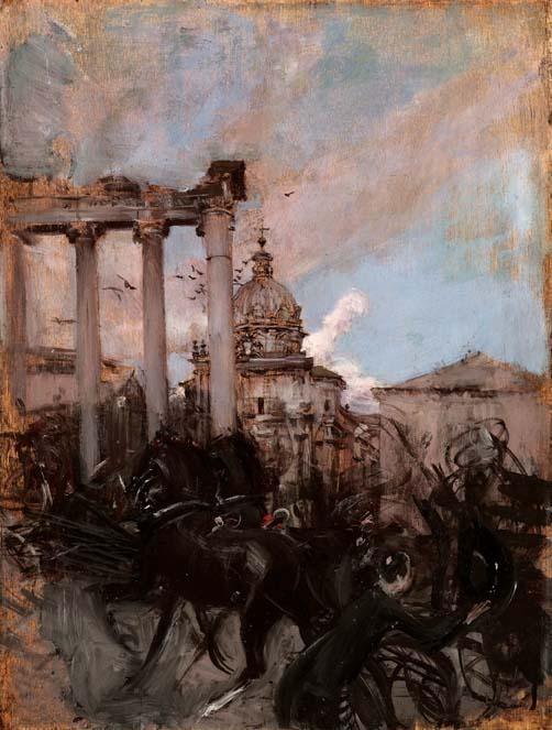 Das römische Forum in Rom - Giovanni Boldini