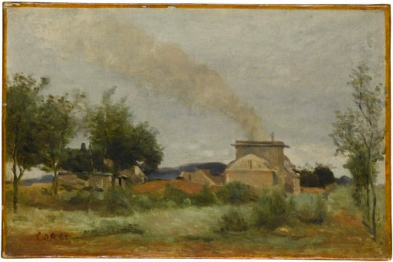 Der Backsteinofen - Jean-Baptiste Camille Corot