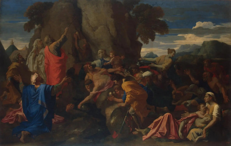 Der Felsenabdruck - Nicolas Poussin