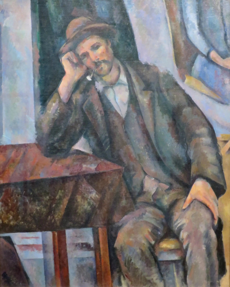 Der Pfeifenraucher, der sich anlehnt - Paul Cézanne