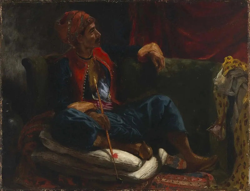 Der Raucher - Eugène Delacroix