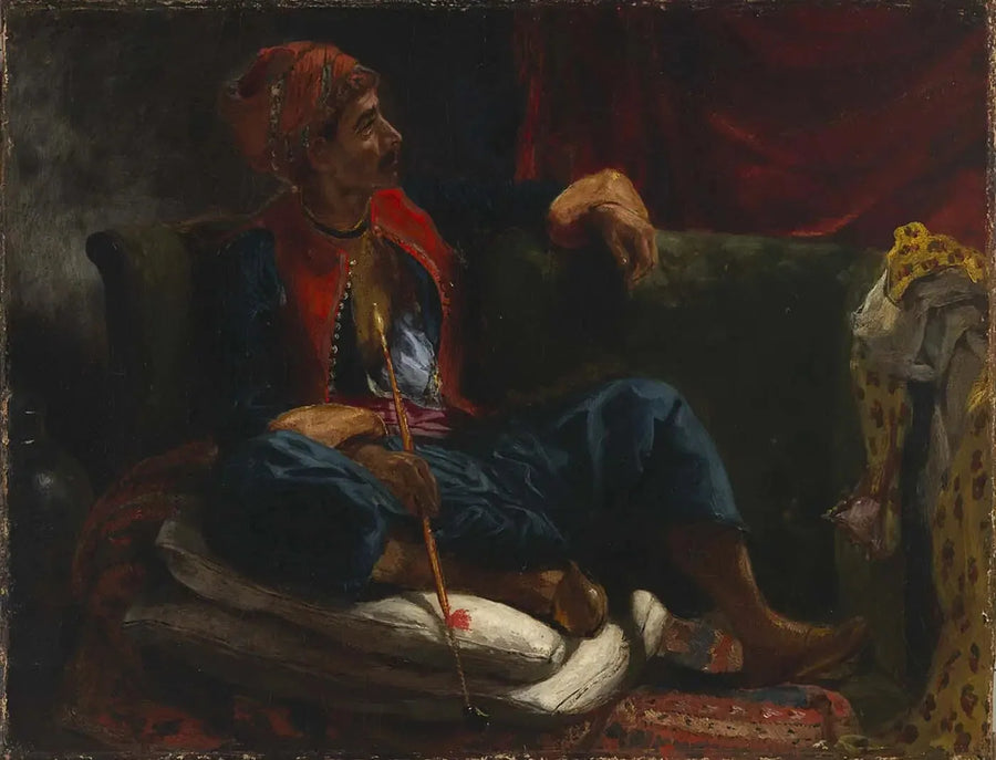 Der Raucher - Eugène Delacroix
