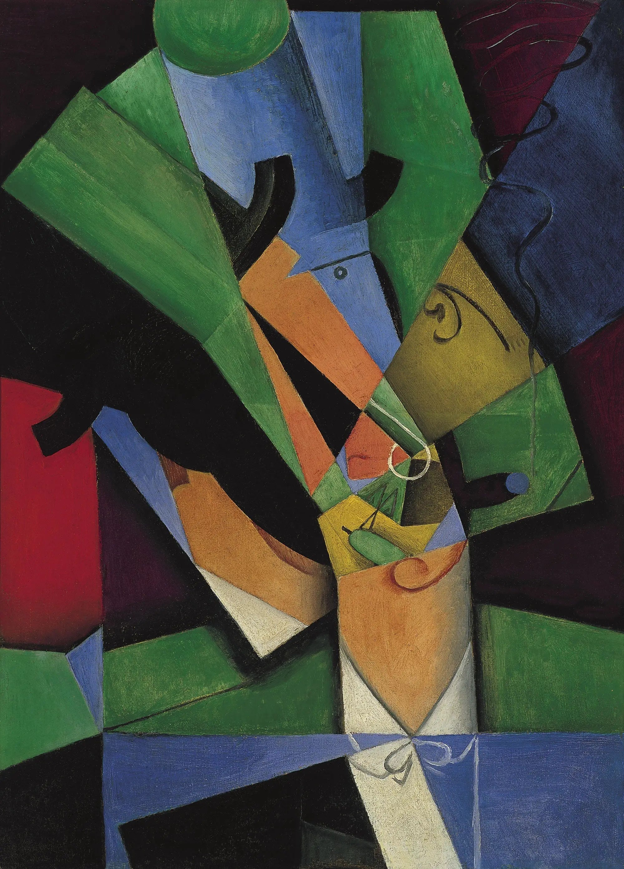 Le fumeur (Frank Haviland) - Juan Gris image 1 reproduction réalisée par Alpha Reproduction