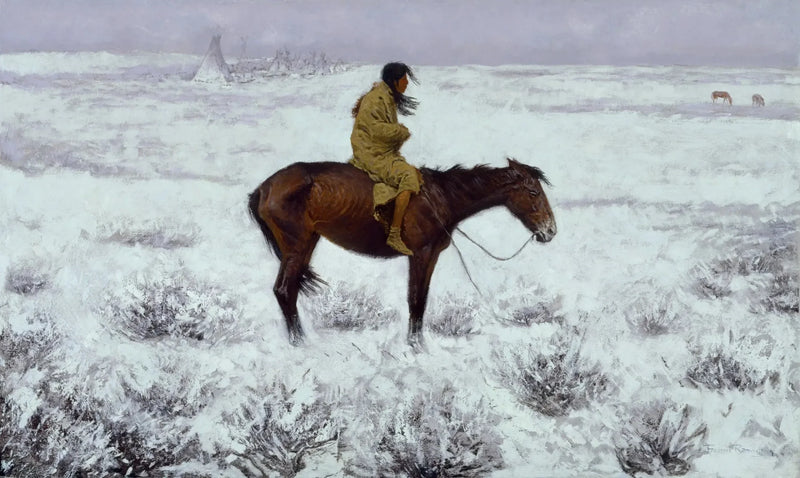 Der Hirtenjunge - Frederic Remington