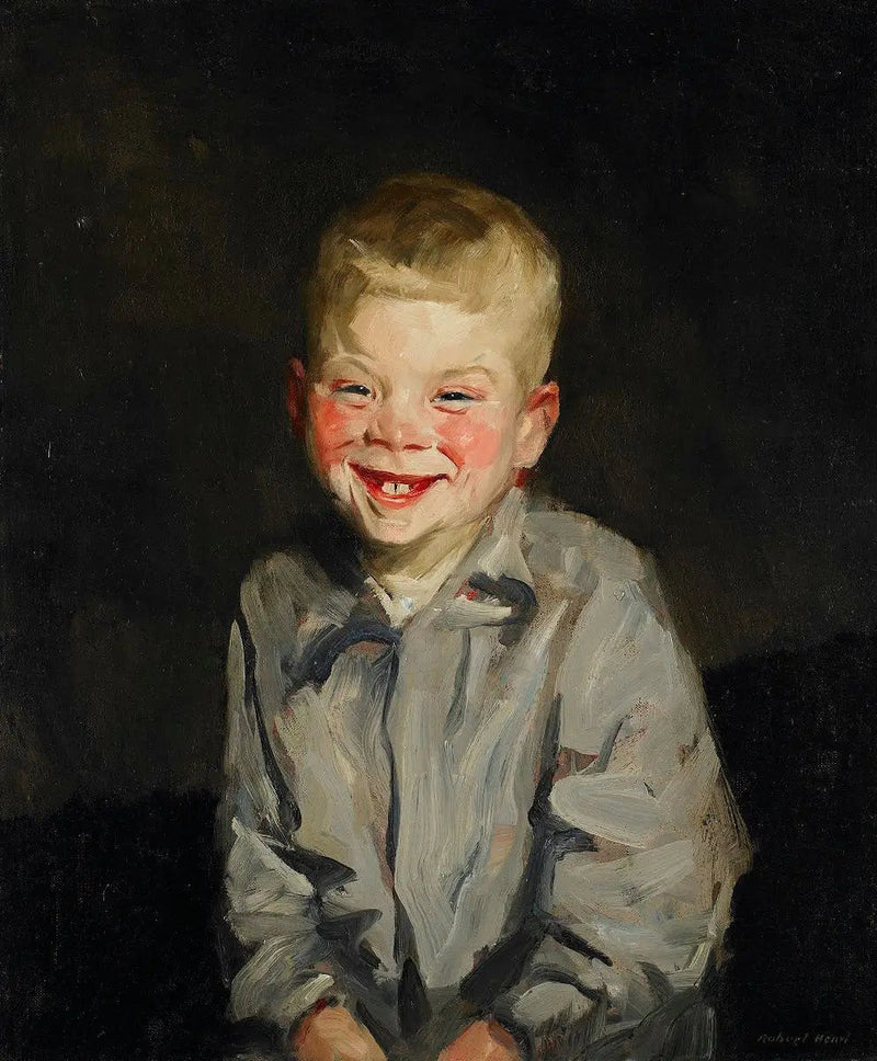 Das lachende Kind (Jopie van Slouten) - Robert Henri