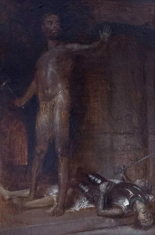 Der Wächter des Schatzes - Arnold Böcklin