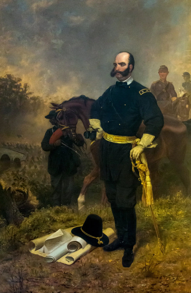 Der General Ambrose Burnside bei Antietam - Emanuel Leutze