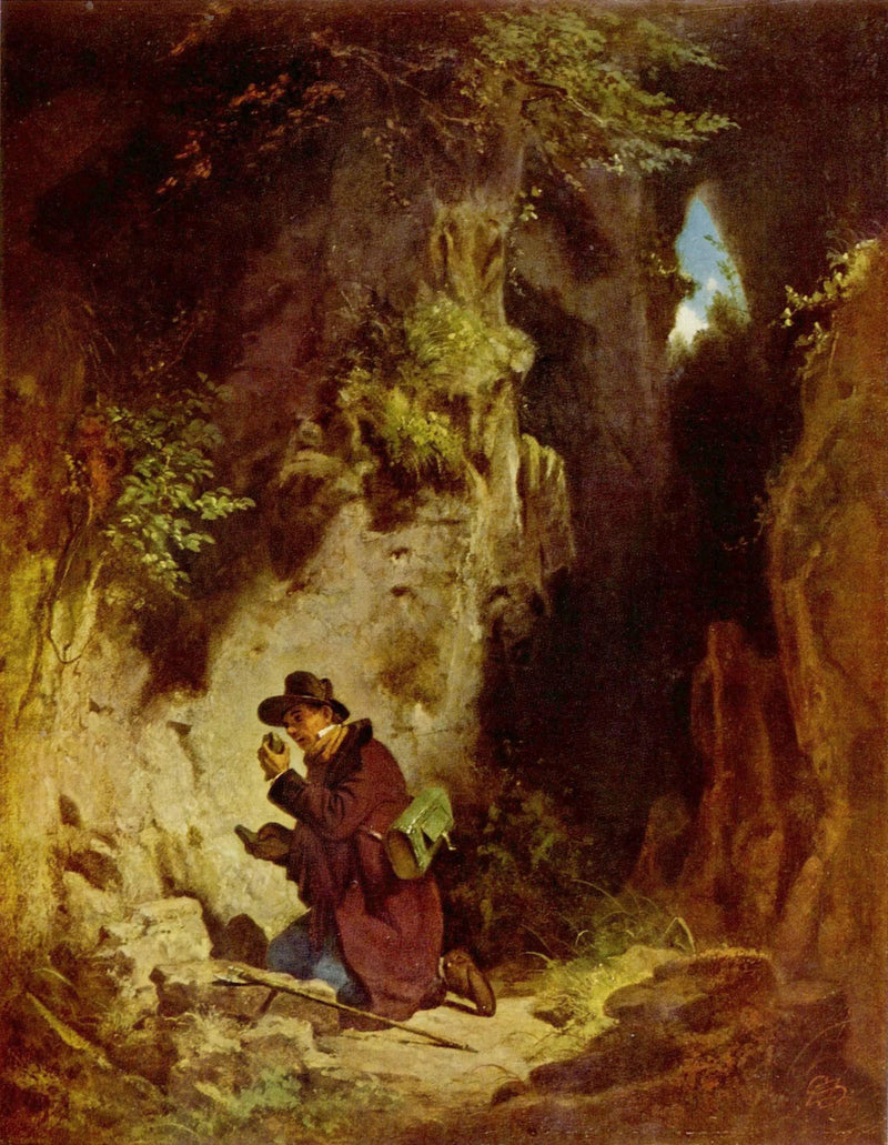 Der Geologe - Carl Spitzweg