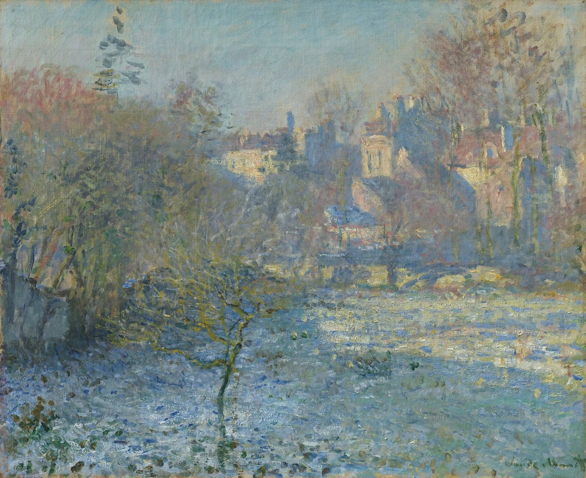 Le givre - Claude Monet image 1 reproduction réalisée par Alpha Reproduction
