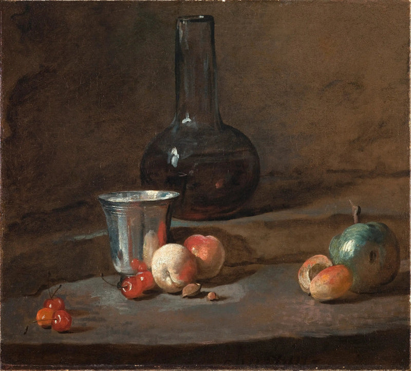 Der silberne Becher - Jean Simeón Chardin