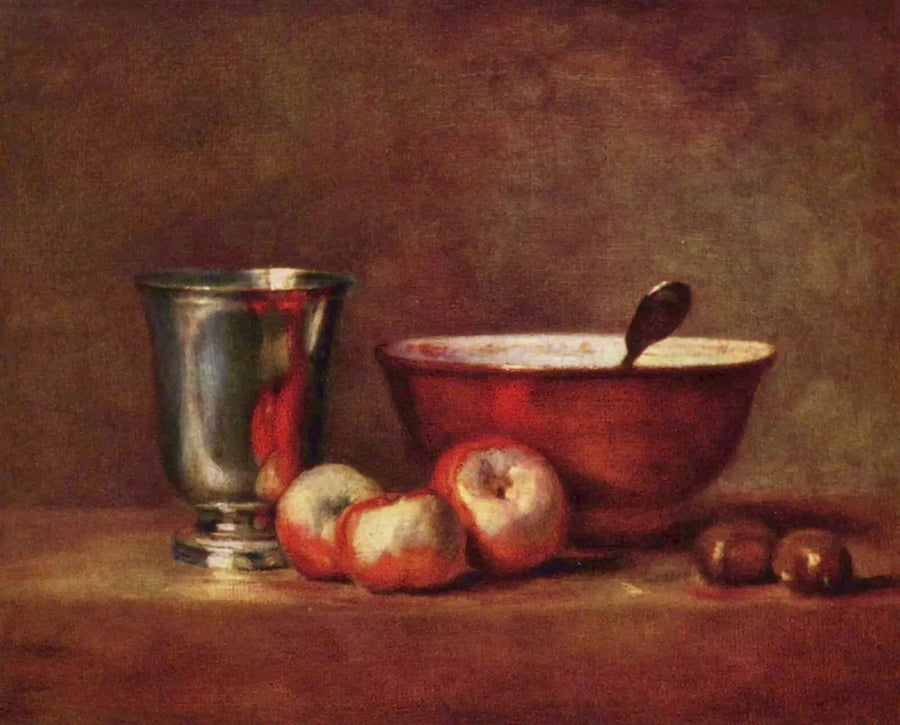 Der silberne Becher - Jean Siméon Chardin