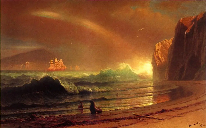 Die Golden Gate - Albert Bierstadt