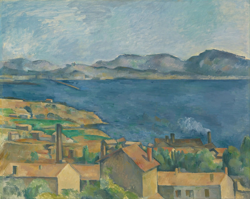 Der Golf von Marseille gesehen von l'Estaque - Paul Cézanne