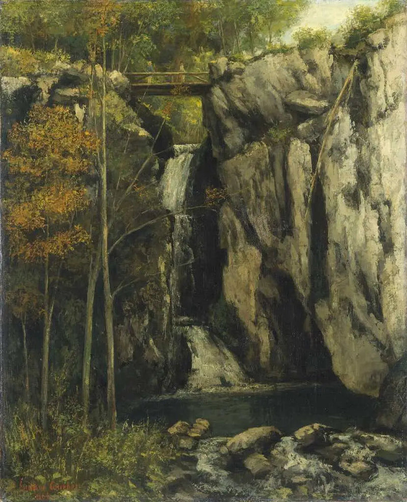 Der Gour de Conche - Gustave Courbet