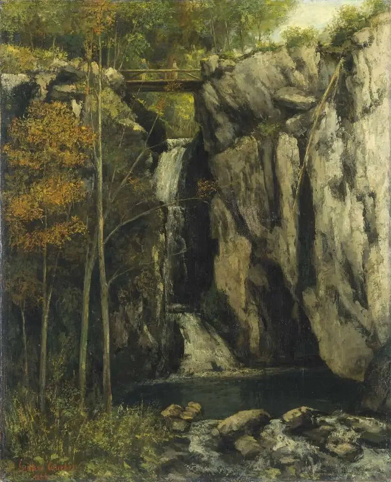 Der Gour de Conche - Gustave Courbet