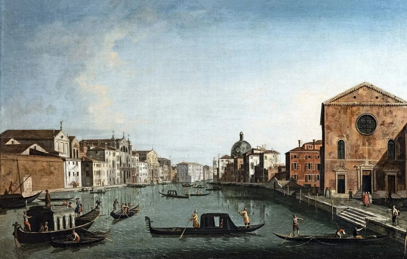 Der Große Kanal in Santa Lucia - Canaletto