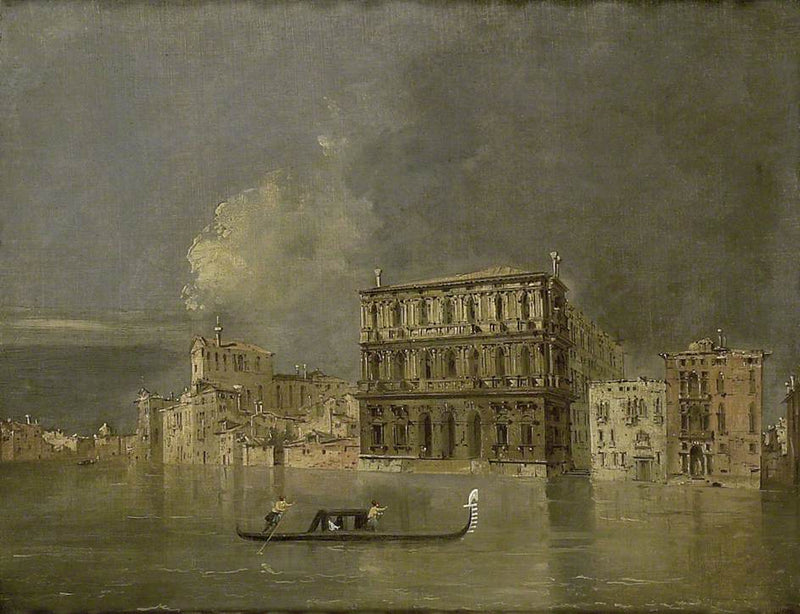 Der Große Kanal mit dem Palazzo Corner della Ca' Grande - Francesco Guardi