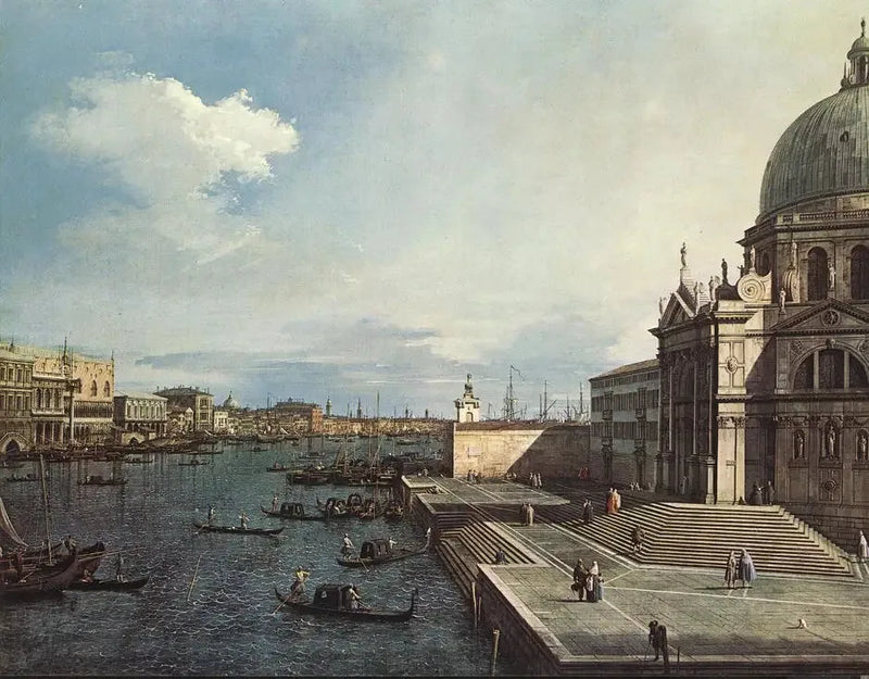 Der Große Kanal vom Salute-Kirche aus - Canaletto