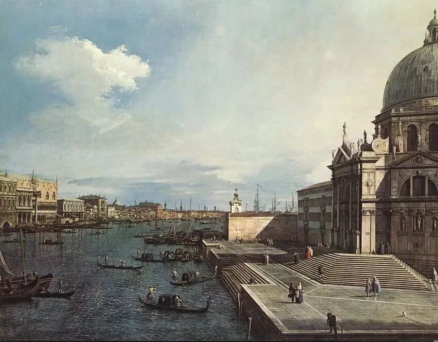 Der Große Kanal vom Salute-Kirche aus - Canaletto