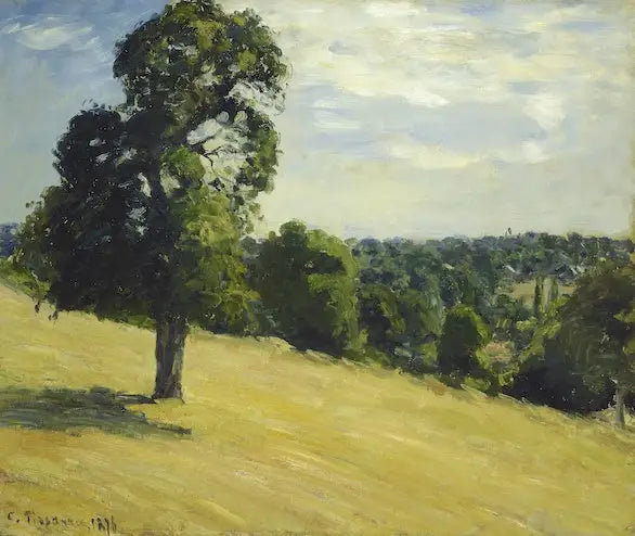 Le Grand Poirier à Montfoucault - Camille Pissarro image 1 copie peinte à la main à l’huile