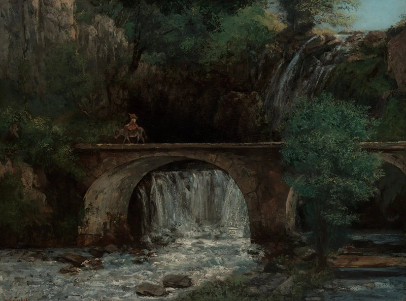 Die große Brücke - Gustave Courbet