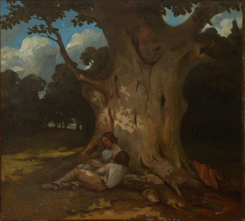 Die große Eiche - Gustave Courbet