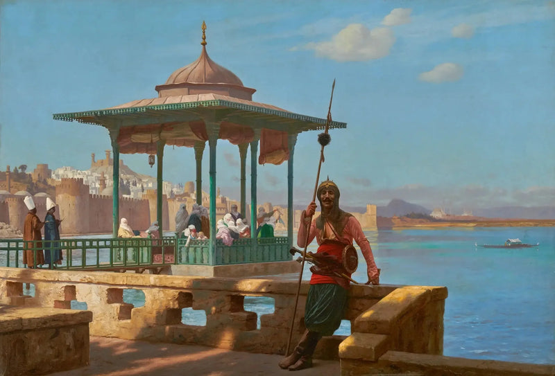 Der Harem im Pavillon - Jean-Léon Gérôme