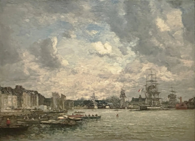 Le Havre. Das Bassin de la Barre - Eugène Boudin