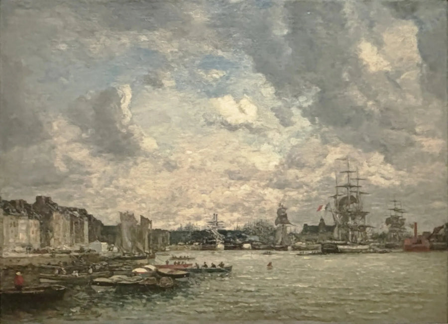 Le Havre. Das Bassin de la Barre - Eugène Boudin