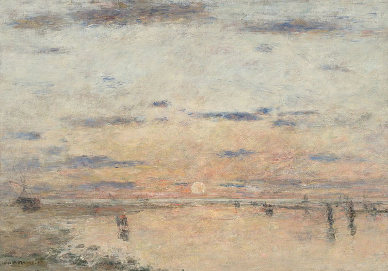 Le Havre: Sonnenuntergang über dem Meer - Eugène Boudin