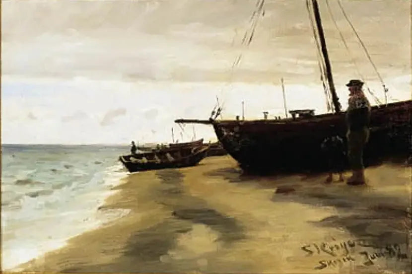 Die Buche im Süden von Skagen. Juni. - Peder Severin Krøyer