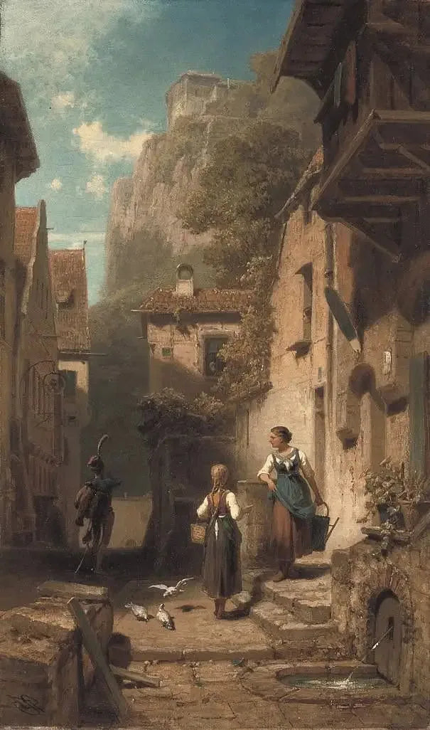 Der Husar - Carl Spitzweg