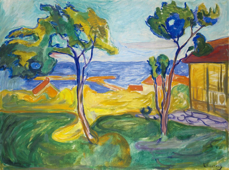 Der Garten in Åsgårdstrand - Edvard Munch