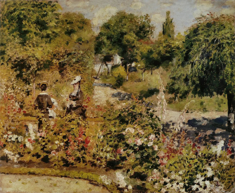 Der Garten in Fontenay - Pierre-Auguste Renoir