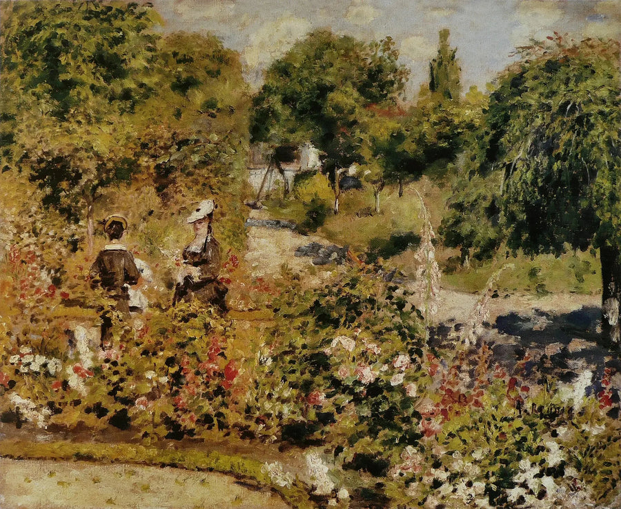 Der Garten in Fontenay - Pierre-Auguste Renoir