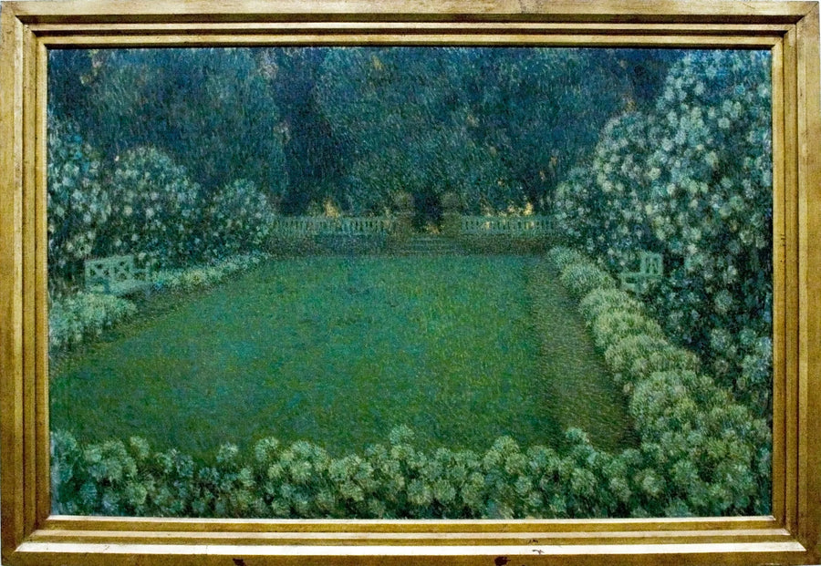 Der weiße Garten bei Dämmerung - Henri Le Sidaner