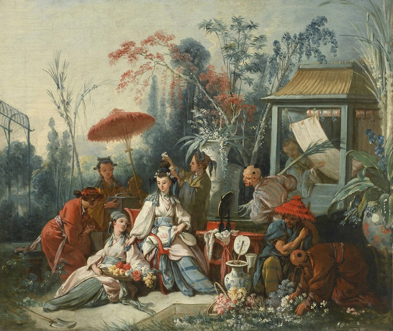 Der Chinesische Garten - François Boucher