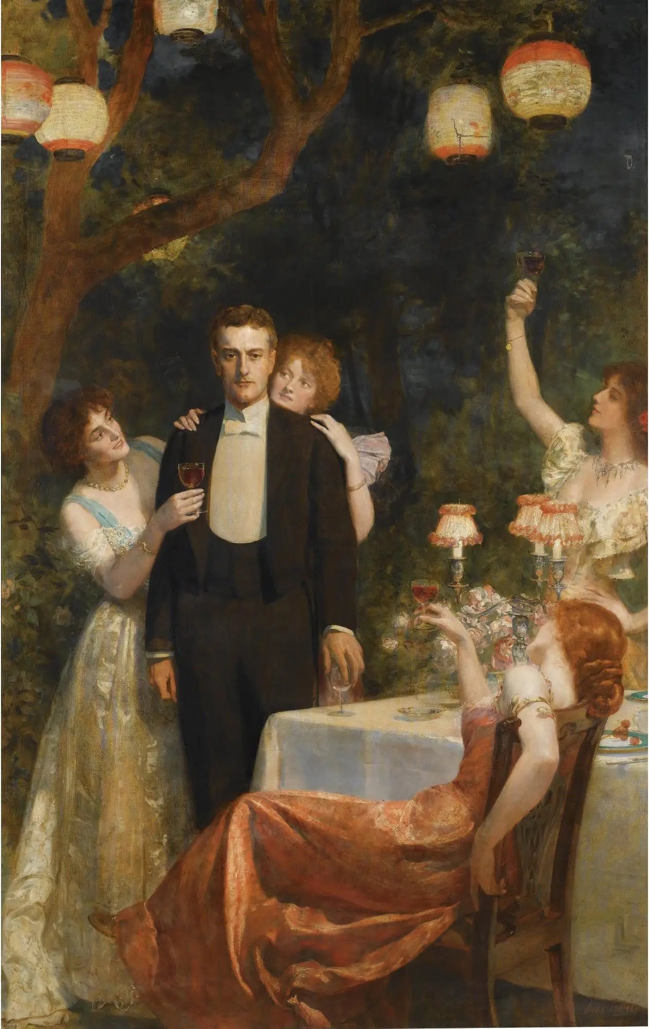 Le jardin d'Armide - John Collier image 1 reproduction de peinture à l’huile