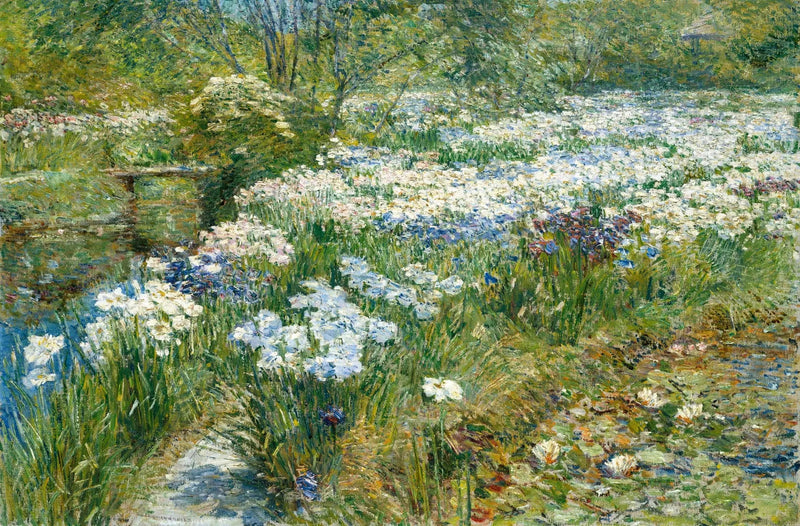 Der Wasser Garten - Childe Hassam