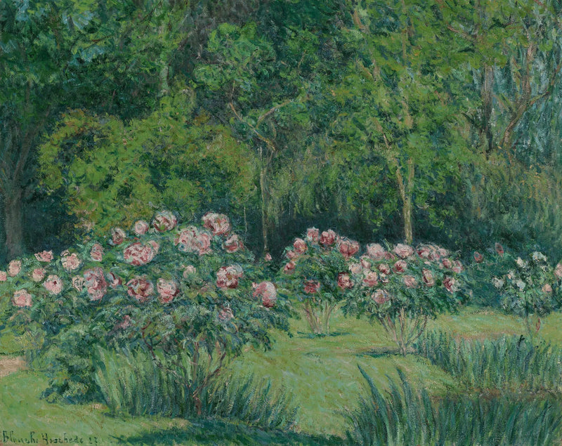 Der Garten von Giverny - Blanche Hoschéde Monet