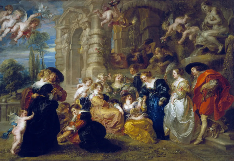 Der Garten der Liebe - Peter Paul Rubens